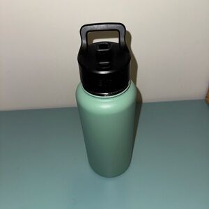 Sage Green Water Bottle with Black Lid